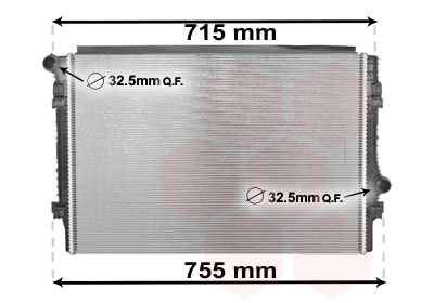 5Q0121251ET 5Q0121251FN 5Q0121251GN 5Q0121251EP RADIATORE AUDI CUPRA SKODA VW SEAT